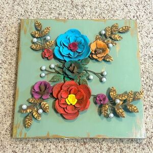 Decorative Flower Metal Wall Decor